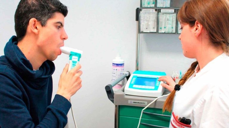Realización de espirometría